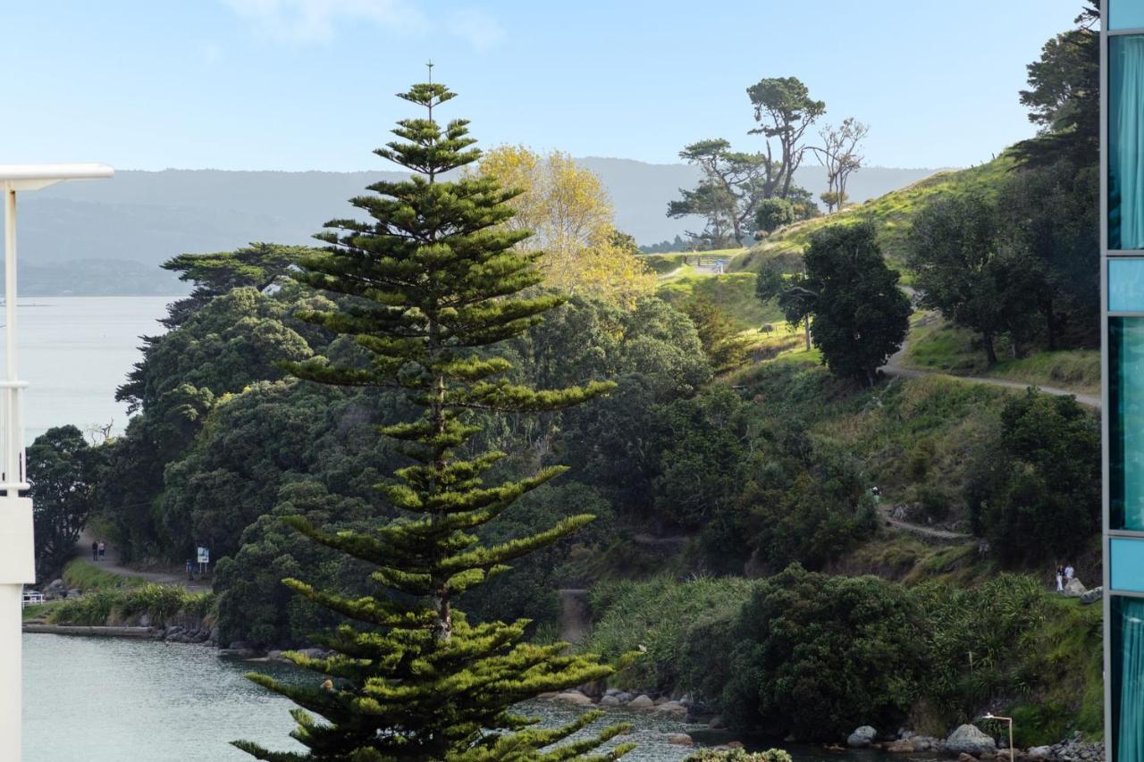 Superb Elevated Views Of Harbour With Heated Pool, Gym & Parking Apartment Mount Maunganui Exterior foto